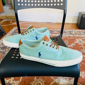 Polo Ralph Lauren Vaughn Canvas Sneakers (Teal)